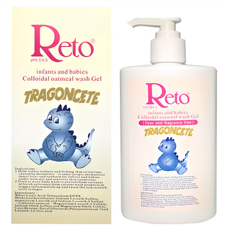 Reto 嬰幼兒燕麥膠體沐浴凝膠 (無色素、香料), 250ml, 1瓶