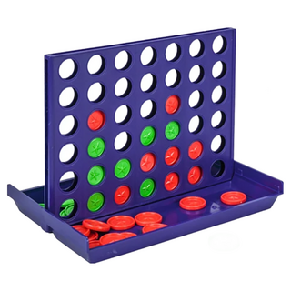 益智大四連棋, 雙人對戰 提升邏輯能力 垂直排列 增強空間概念 滑蓋設計 一體收納, 1組