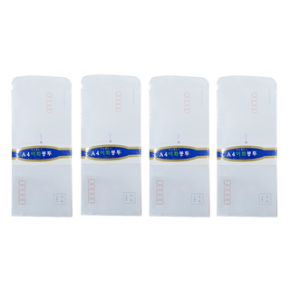 IHWA A4尺寸印刷油信封 混和顏色 220 x 105mm, 400個