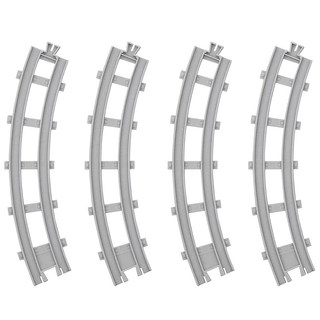 TAKARA TOMY 附線外側軌道 灰, 1入, 鐵道模型配件, 輕鬆擴充軌道, 打造獨一無二的鐵道場景