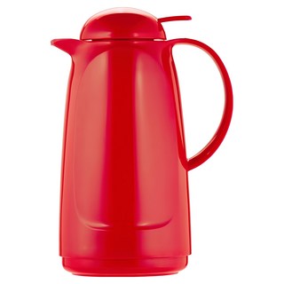 helios 海利歐斯 vacuum jug 玻璃內膽保溫壺 紅色 1L 保溫保冷, 1個