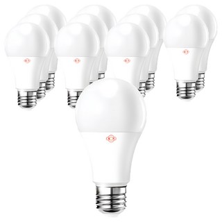 旭光 超高效能LED球泡燈 10W, 晝光色, 12個