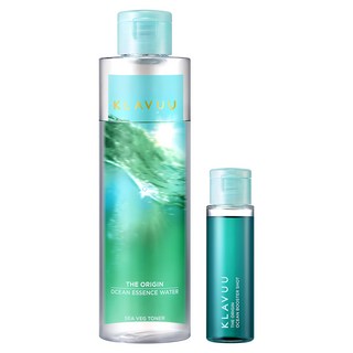 KLAVUU 克拉優 珍珠原生 純淨保濕精華神仙水 170ml*1+補水肌底精華水 30ml*1, 1組