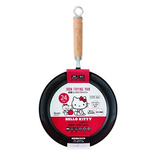 Skater Hello Kitty 鐵製炒鍋, 24cm, 1入