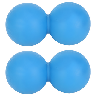小麥購物 按摩球 雙球款 Y140 藍色 2個, 深層肌肉放鬆, 筋膜按摩