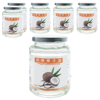 Bakerking 卡羅 冷榨椰子油, 350ml, 6罐