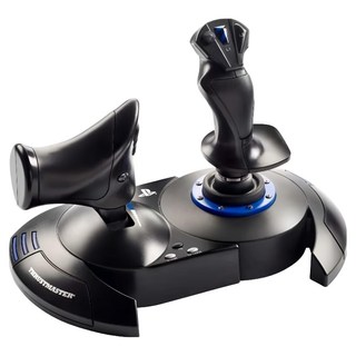 THRUSTMASTER 圖馬斯特 飛行搖桿 + 油門 支援PC/PS4/PS5, T.Flight Hotas 4, 1個