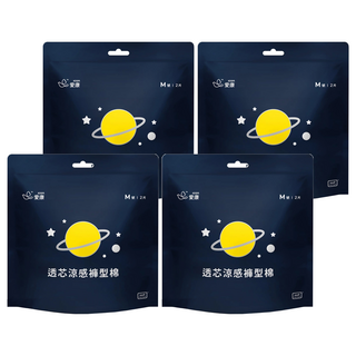 icon 愛康 透芯涼感褲型棉 300cc極致吸力 植物萃茶樹薄荷精油, M, 2片, 4包