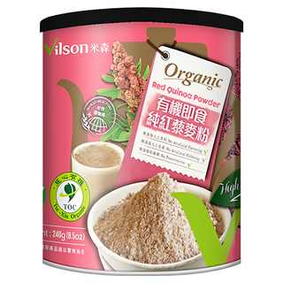 Vilson 米森 有機純紅藜麥粉, 240g, 1罐