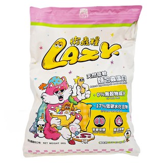 COUCH POTATO 沙發馬鈴薯 Lazy 懶蟲系列 全齡貓 無穀貓糧 天然低敏 麵包蟲蛋白 17% 低碳水化合物 6KG, 麵包蟲雞肉, 1包