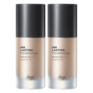 THE FACE SHOP 菲詩小舖 fmgt 台灣公司貨 貼妝持久粉底液, 2瓶, 霧面V103