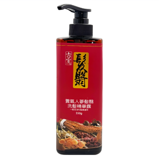 SOAPBERRY 古寶無患子 髮翳養氣人蔘洗髮精華露, 一般及油性髮質適用，深層清潔頭皮，550g, 1瓶