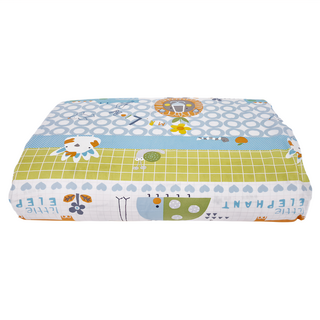 EmBrace 英柏絲 SPA級 純棉 嬰兒乳膠床墊 大和抗菌 動物花園, 120 x 60 x 5cm