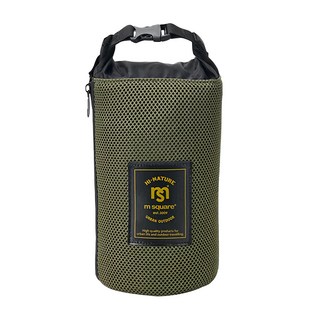 m square燈具收納包 S 軍風綠, 3mm泡棉網布, 1680D防水牛津布, 1個