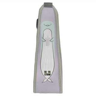 HYPASS 海帕斯 GAGA STRAW 卡卡環保吸管 杯管套彩印版 鯨魚 HGR-002-PU, 紫色, 1個