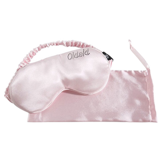 Okisiki 玻尿酸眼罩，有效遮光，舒適不緊繃，男女皆適合, 粉色, 1個, 21.0 x 9.0 cm