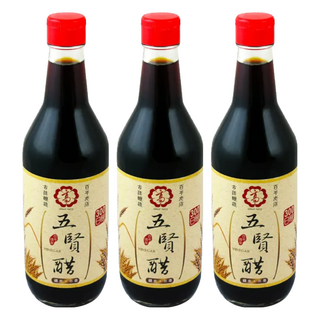 高印 五賢醋，增添獨特醋香與層次, 520ml, 3瓶