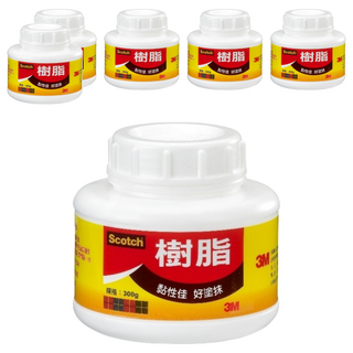 3M Scotch 樹脂白膠, 300g, 6罐