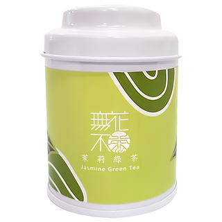 無藏茗茶 茉莉綠茶 三角茶包, 燻製烏龍, 芬芳茉莉香, 優雅茶罐設計, 3.2g, 3入, 1罐