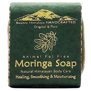 BOUNTY HIMALAYA 喜馬拉雅 奇蹟辣木修護護膚養髮皂, 豐富營養價值, 修護受損肌膚, 100g, 1個