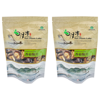 魚池鄉農會 香菇脆片, 原味真空包裝, 90g, 2包