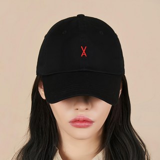 Varzar 標誌寬鬆版型卡其棒球帽