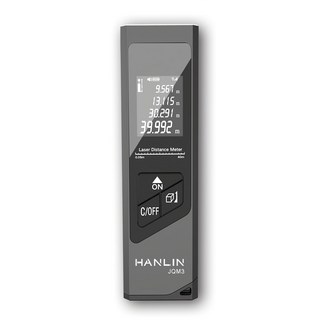 HANLIN 真小口袋迷你測距儀 JQM3, 40米, IP54防水, 電子水平儀, 1盒