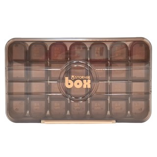 理享家 1月間 7日28格藥盒 淡奶咖 一週藥物管理, 1個