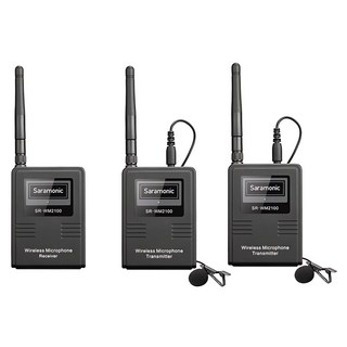 Saramonic 楓笛 SR-WM2100 無線麥克風套組 一對二 2.4GHz 領夾式麥克風 相機麥克風, 1組