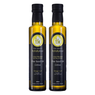 totally kiwi 紐西蘭 冷壓初榨亞麻仁油 柑橘風味 250ml, 2瓶