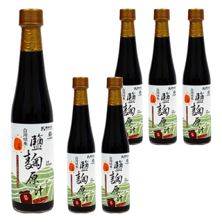 糧源九九 草屯鎮農會 糙米鹽麴醬油 420ml, 6瓶