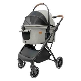 Ni Pet 分離式寵物推車 Plus T100, 1個, 銀河灰