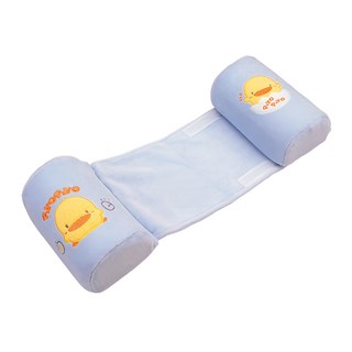 PiYOPiYO 黃色小鴨 小鴨嬰兒側睡枕, 嬰幼兒專用，固定睡姿，自然直挺, 46 x 16.5 x 8cm, 顏色隨機