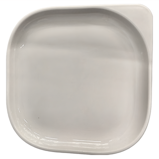 懶角落 吐骨碟套裝 白色 四個裝盤子 PP材質 中國產, 14.5cm, 2組