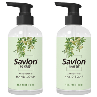 Savlon 沙威隆抗菌洗手露，茶樹精油, 500ml, 2瓶