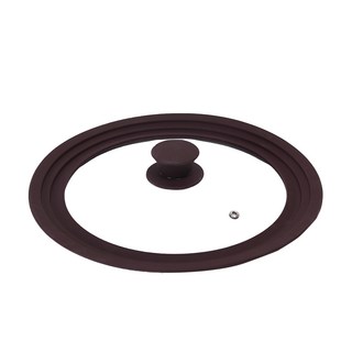 VASTO 矽膠通用玻璃鍋蓋 適用於26公分/28公分鍋具, 30cm, 1個