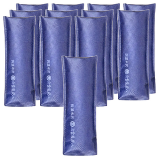 出雲屋炭八 細長型迷你袋 (藍色) 室內調濕木炭, 20g, 200ml, 12個