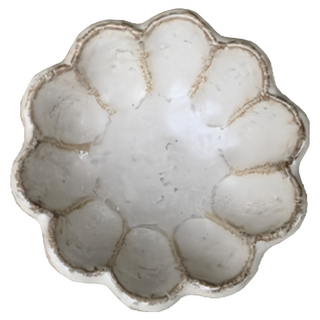 新食器 日本花瓣醬碟 灰色, 1個