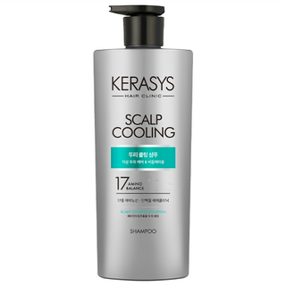 KERASYS 可瑞絲 胺基酸去屑洗髮精 控油勁涼 600ml, 含17種胺基酸 蛋白質, 薄荷葉萃取, 頭皮深層清潔, 1瓶