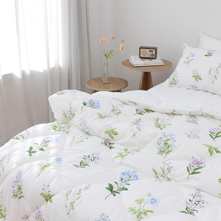 CHOUETTROOM Holly Garden系列 超細纖維薄被 1件 +3cm 藍色