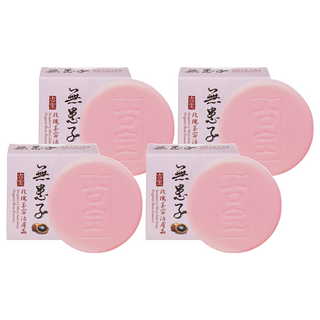 SOAPBERRY 古寶無患子 玉容活膚晶 玫瑰 溫和潔淨 玉容散 奈米珍珠粉, 100g, 4盒