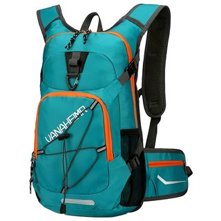 好背客HOWBACK 戶外運動輕量防潑水雙肩包 登山大容量透氣減壓 綠色 輕便舒適, 27cm x 14cm x 45cm