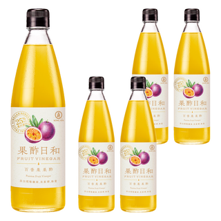 Kong Yen 果酢日和 百香果果酢, 590ml, 5瓶