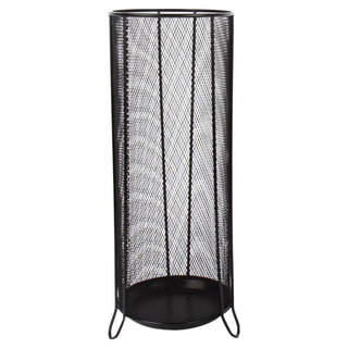 NATURE LIVING 簡單的室內傘架 黑色網狀 1個 20公分, 黑色