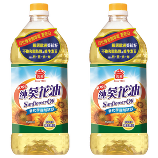 義美 100%純葵花油, 1.5L, 2瓶