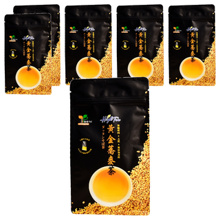 High Tea 伂橙 黃金蕎麥茶組，100%台灣韃靼種蕎麥，無咖啡因，無農藥殘留, 6g, 15包, 6袋