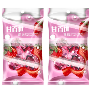 甘百世 凱撒草莓巧克力糖, 精心調製香濃巧克力, 150g, 2袋