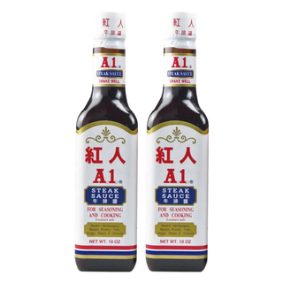 A1 紅人 牛排醬，台灣優良食品金牌獎，不含防腐劑，牛排最佳搭檔, 280g, 2瓶