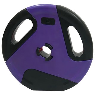 Healgenart PE塑殼啞鈴槓片 5KG 直徑26cm, 1個, 炫彩