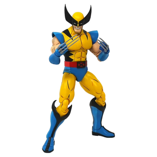 BANDAI S.H.Figuarts SHF 死侍與金鋼狼 金鋼狼可動人偶模型 經典漫畫造型, 1盒